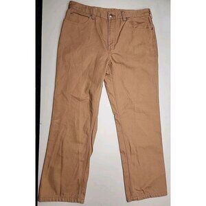 Mens Duluth Flex Fire Hose Relaxed Fit Carpenter Pants Sz 38x32 Actual 38x30.5